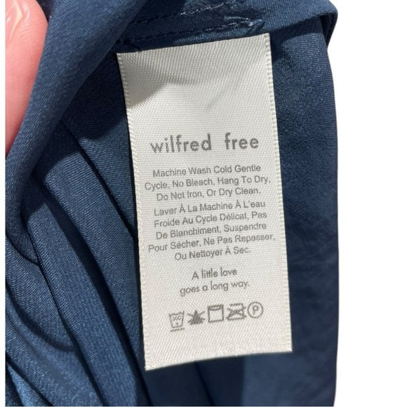 Wilfred Blue Only Slip Cami Midi Dress Size S - Picture 9 of 10